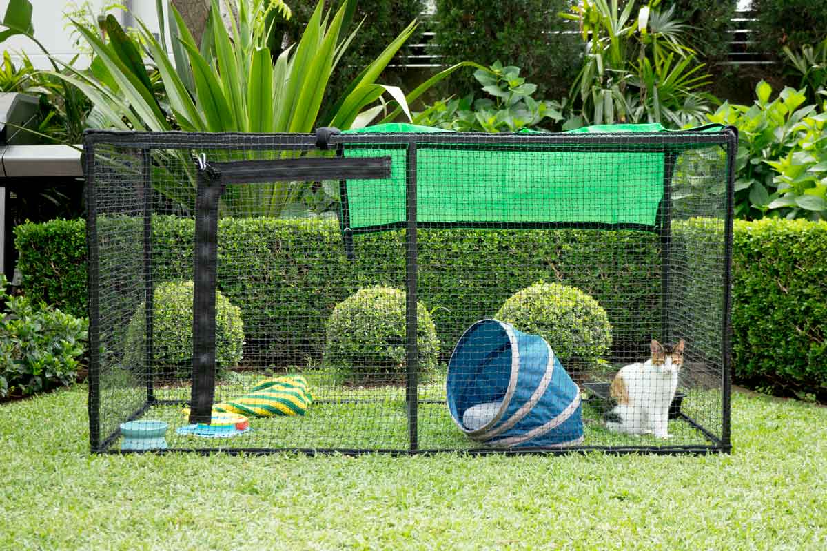 Trek Portable Cat Enclosure 1.78m – Catnets Singapore