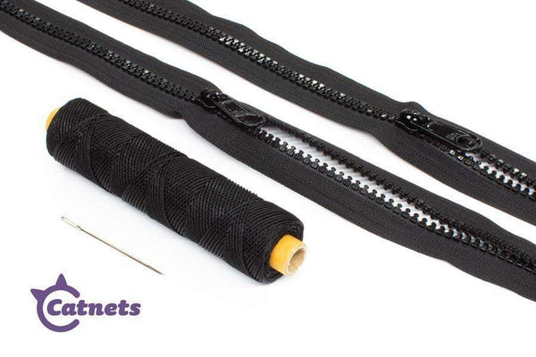 Catnets D.I.Y Zippers & Kits D.I.Y Zipper kit : F-Shape (2m x 1.2m)