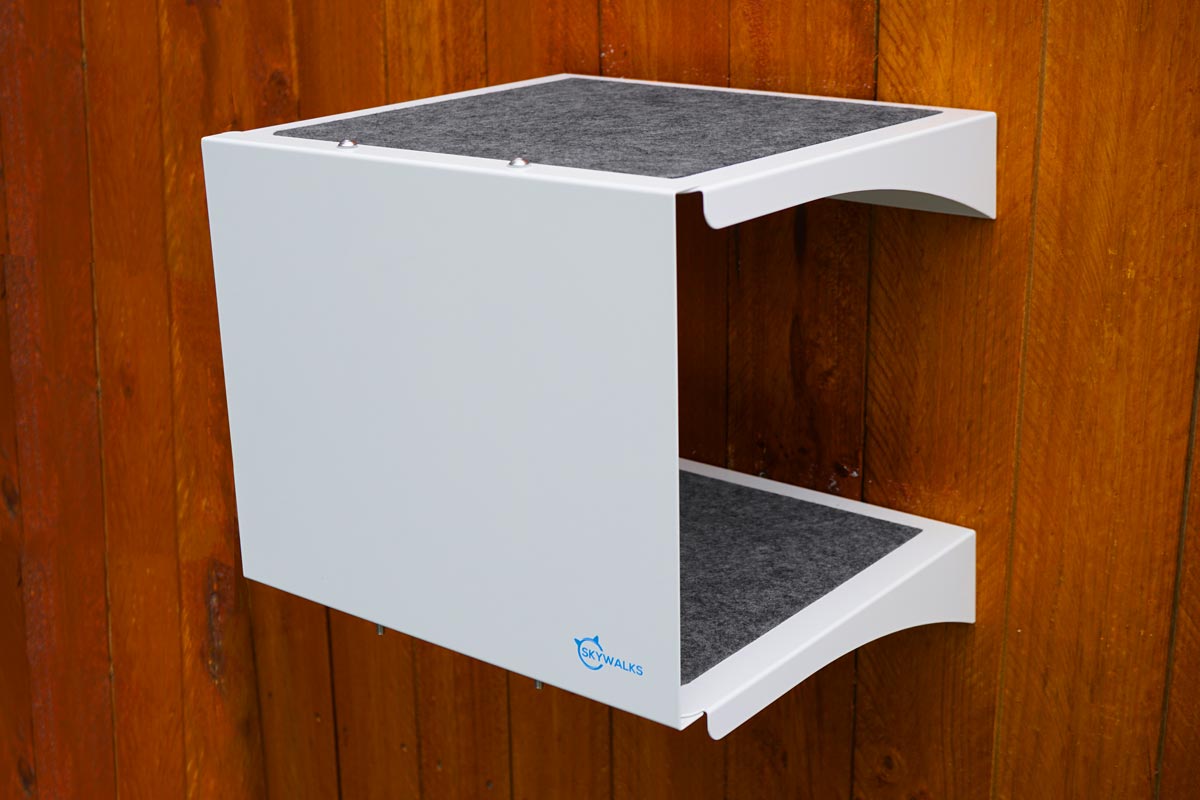 Catnets SKYWALKS Cat Climbing System White Hideaway “Small”