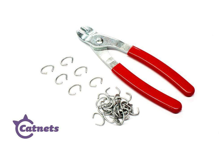 Catnets Wire Rope Fastening & Clips C-Clips MINI Package (includes 30 clips)