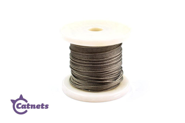 Catnets Wire Rope Fastening & Clips Wire Rope Bulk 50m Roll